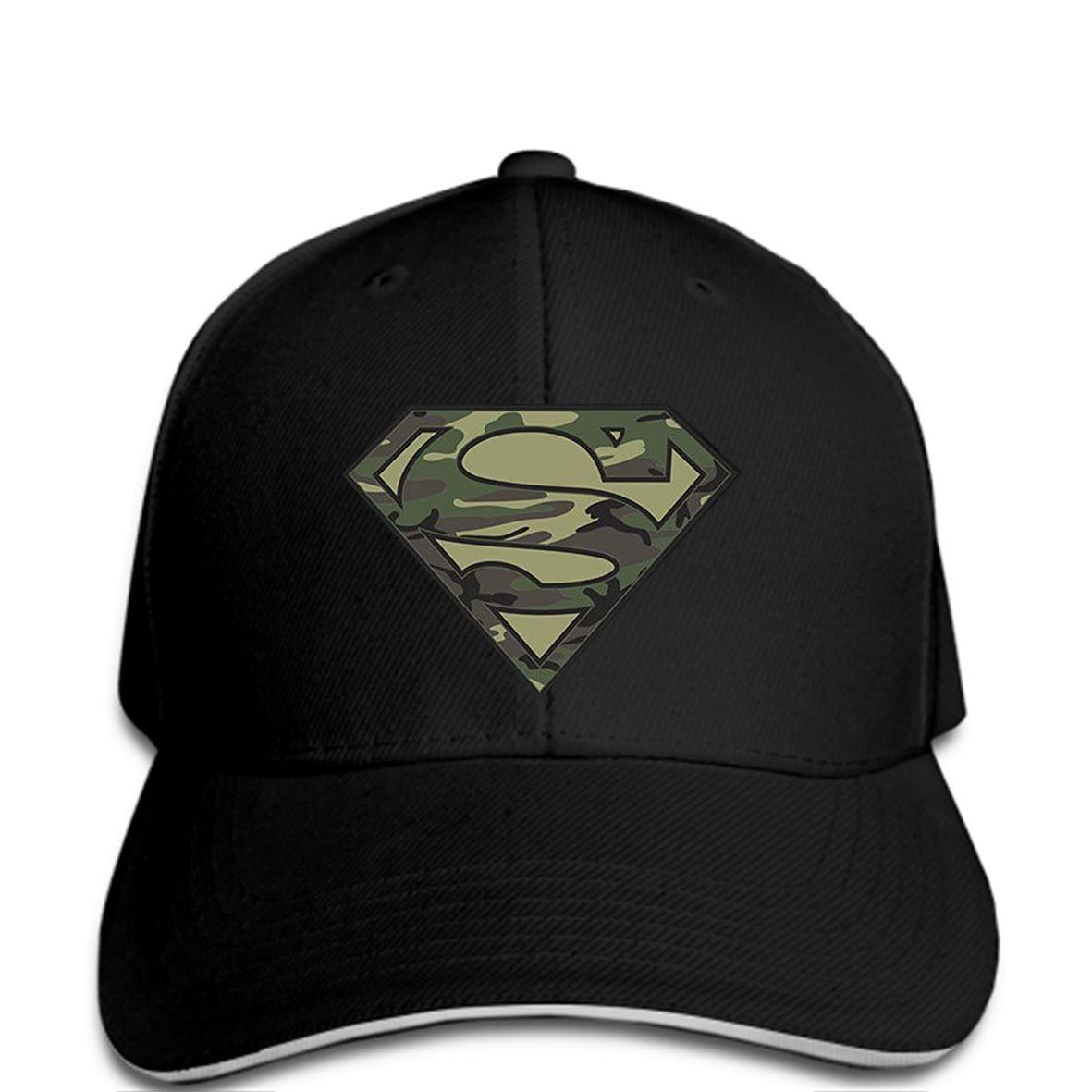 Camo Superman Logo - Tsnapback Hipster Cool Camo Superman Logo Shield Black Baseball cap ...