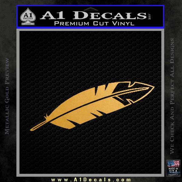 Native Feathers Logo - Native American Eagle Feather Decal Sticker DH » A1 Decals