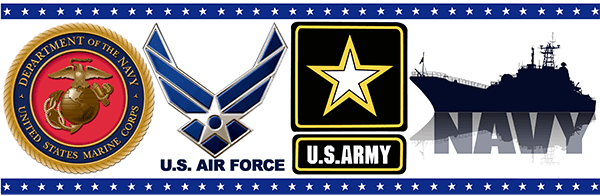 Military Navy Logo - Army Force Supplies. Armed Forces Party