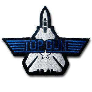 Military Navy Logo - Top Gun F-14 US Navy Emblem Military Patch Iron On Tomcat Pilot ...
