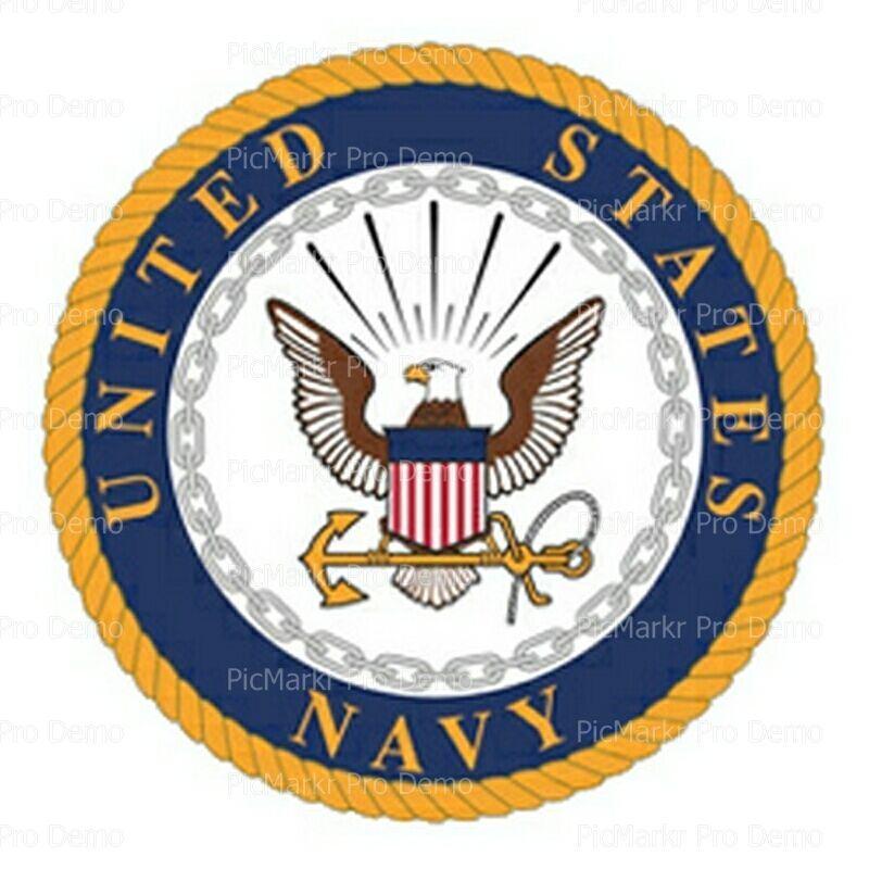 Military Navy Logo - US Navy Military Logo ~ Sheet Cake Topper ~ Edible ~ D20484 ...