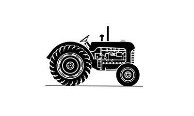 Farm Tractor Logo - Tractor Photo, Royalty Free Image, Graphics, Vectors & Videos