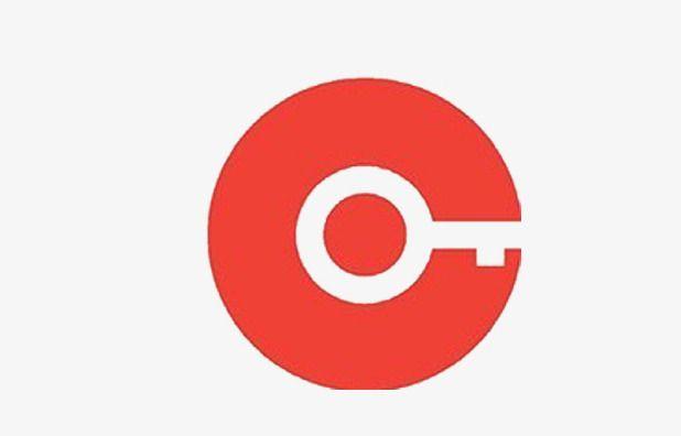 Red Key Logo - Circle Key Logo, Circle Clipart, Logo Clipart, Graph PNG Image and ...