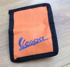 Orange Key Logo - VESPA KEY POUCH VALCRO TYPE - KEY RING ORANGE WITH BLACK LOGO.NEW | eBay