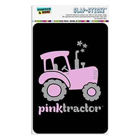 Farm Tractor Logo - Graphics and More Pink Farm Tractor Logo Home Business Office Sign ...