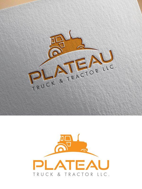 Farm Tractor Logo - Elegant, Playful, Farm Equipment Logo Design for Plateau Truck