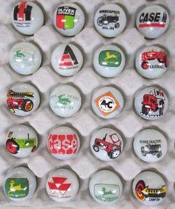 Using Marbles Starting with G Logo - 20 ASSORTED FARM TRACTOR 1 INCH LOGO MARBLES | eBay