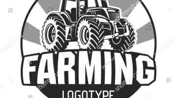 Farm Tractor Logo - Farm tractor logo engraved car stock vector rhshutterstockcom pickup ...