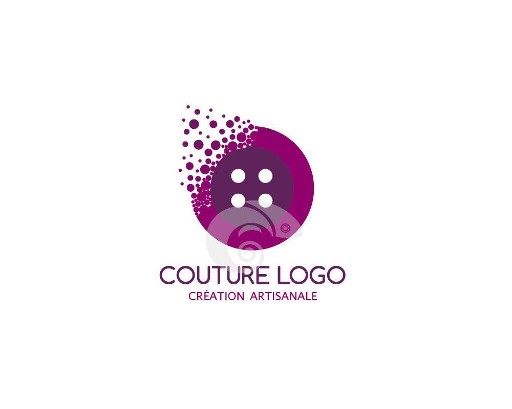 Couture Logo - Logo customizable couture logo shop haberdashery of corporate | Etsy