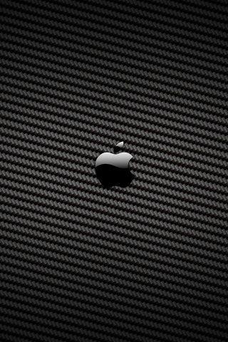 AMG Carbon Logo - Carbon Fiber Apple Logo iPhone Wallpaper and iPod touch Wallpaper ...