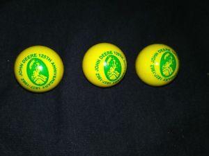 Using Marbles Starting with G Logo - 125TH ANNIVERSARY John Deere marbles 1962 Logo