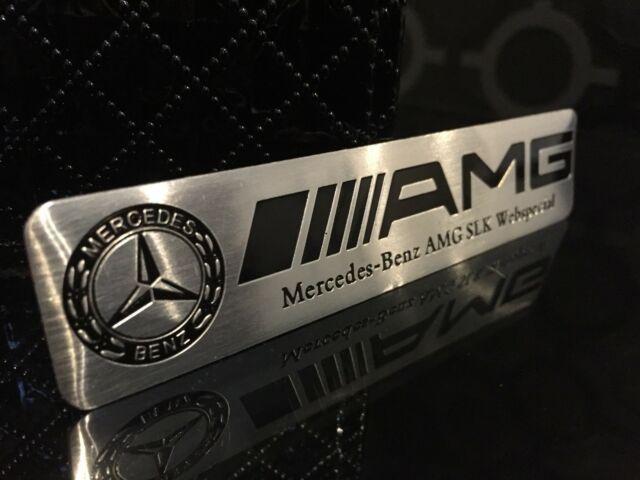 AMG Carbon Logo - MERCEDES BENZ AMG Webspecial Edition Embossed Metal Badge Emblem