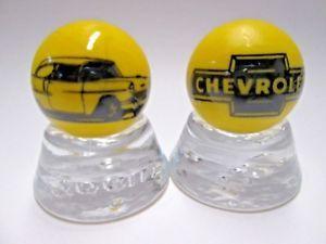 Using Marbles Starting with G Logo - 2 - 1955 CHEVY & CHEVY LOGO ON YELLOW COLLECTOR MARBLES | eBay