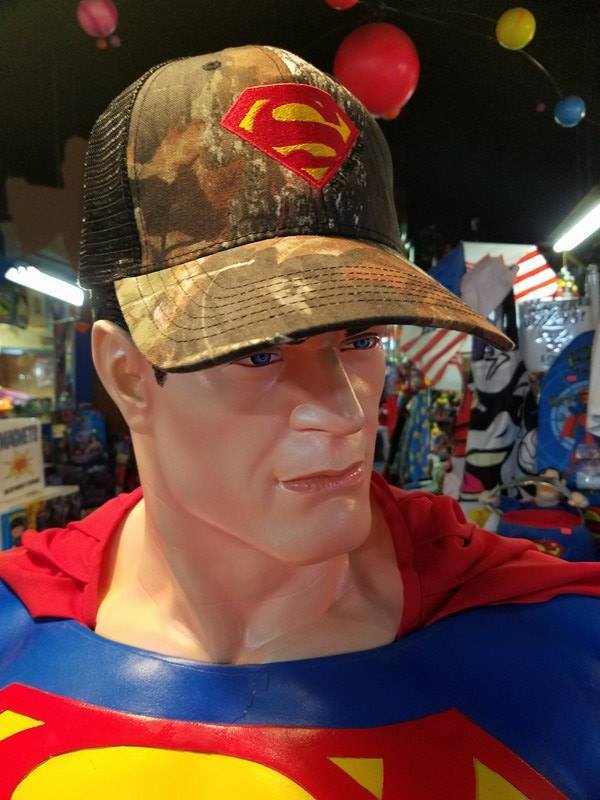 Camo Superman Logo - Camoflage Hunter's Metropolis Illinois Superman Logo Hat