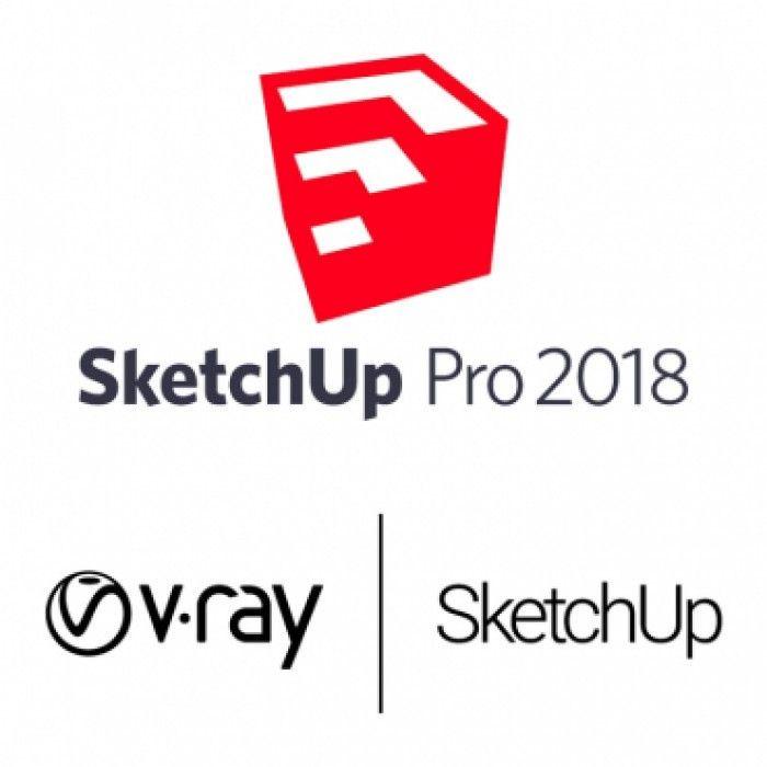 SketchUp Logo - SketchUp Pro + V-Ray for SketchUp (1 Year) (Education) Bundle
