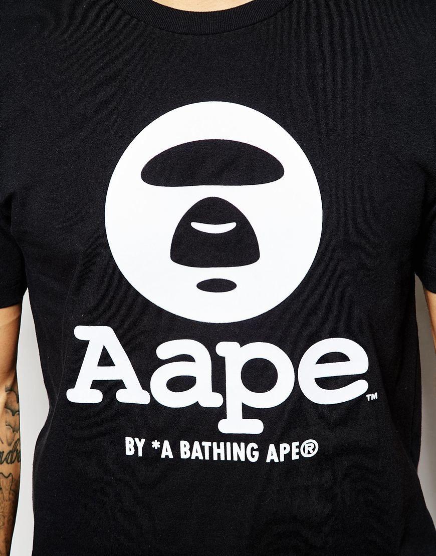 Aape Logo - Aape By A Bathing Ape T-shirt With Logo in Black for Men - Lyst