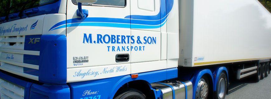 Roberts and Sons Automotive Logo - Temperature Controlled Distribution & Frozen