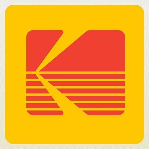 Camera Kodak Logo - NEVER, EVER: I'll never tire of that old Kodak logo. Late '80s, at