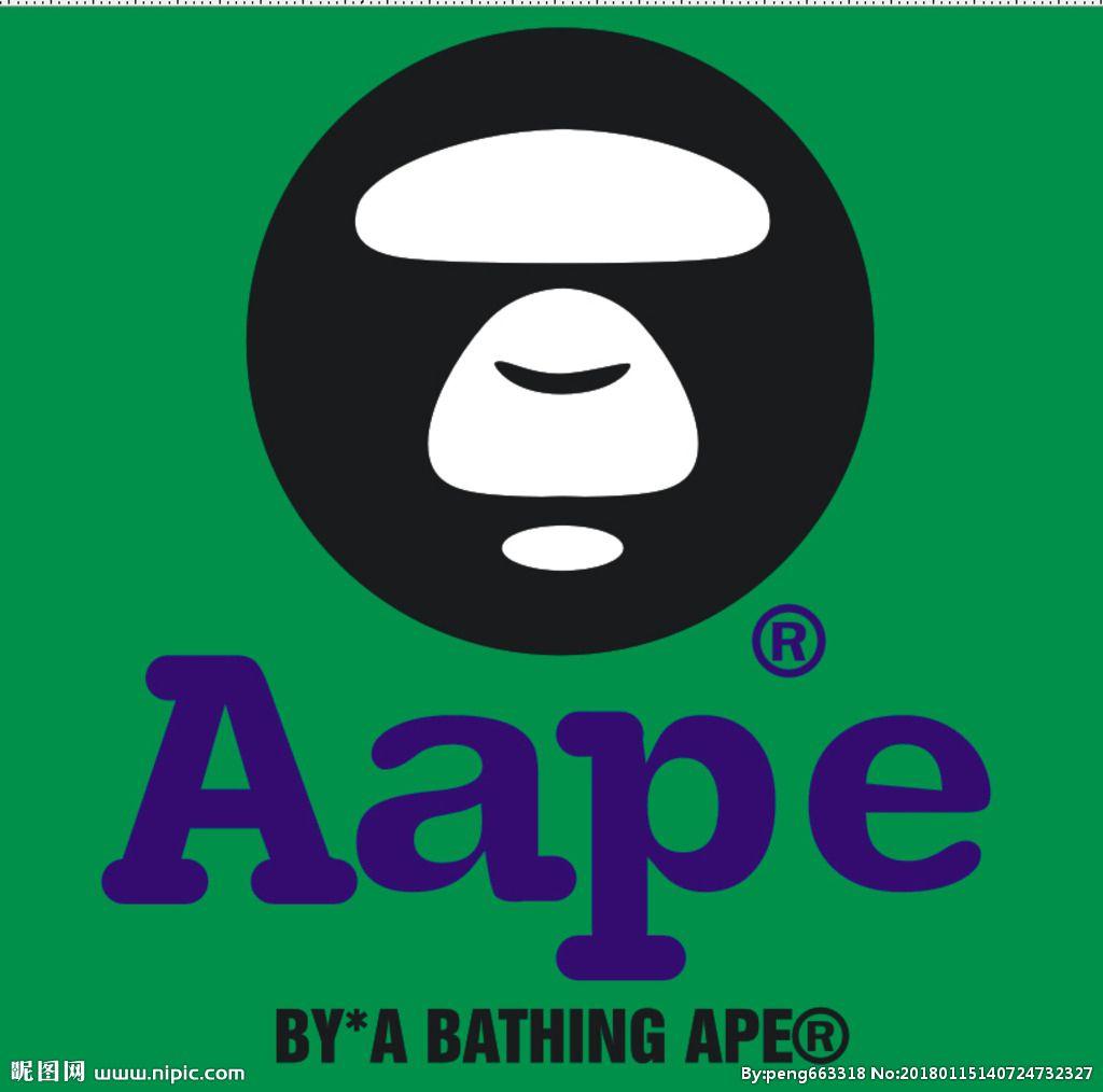 Aape Logo - aape logo 猿人头商设计图__图片素材_其他_设计图库_昵图网nipic.com
