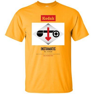 Camera Kodak Logo - KODAK LOGO GILDAN T-Shirt, Photographer, camera Tee, vintage retro ...