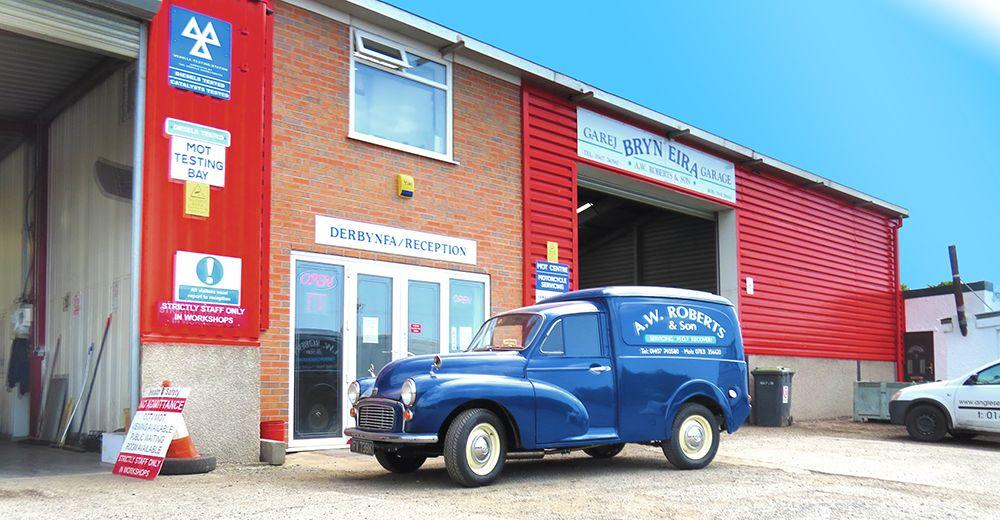Roberts and Sons Automotive Logo - A W Roberts and Son Bodedern Car and Vehicle Garage, Service, MOT