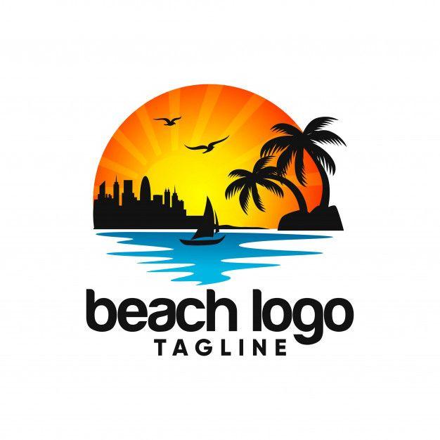 Beach Logo - Beach logo vector template Vector
