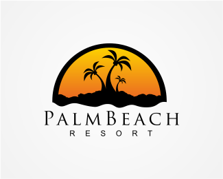 Beach Logo - Palm Beach Logo Designed