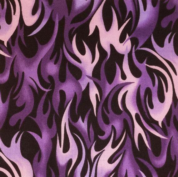 Black and Purple Flames Logo - Fabric Flames Purple Flames Purple Lavender Flames on Black | Etsy