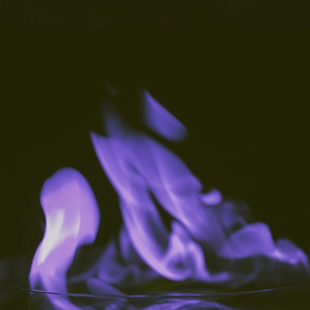 Black and Purple Flames Logo - Close Up Of Purple Flames On Black Backdrop Photo