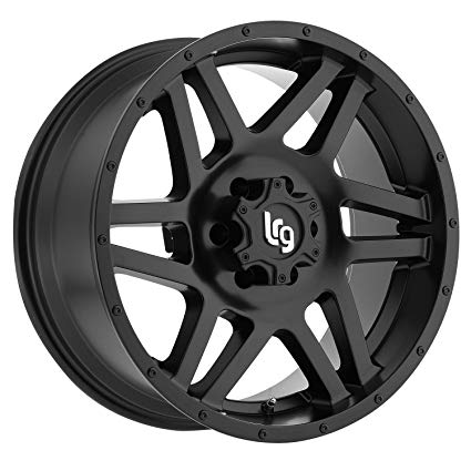 LRG Rims Logo - Amazon.com: LRG Rims LRG111 Classico Wheel with Matte Black Finish ...