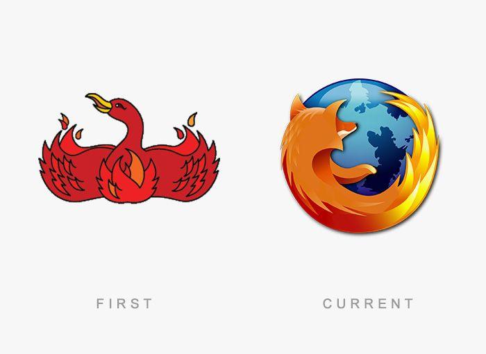 Old vs New Logo - 50 Famous Logos Then And Now | Bored Panda