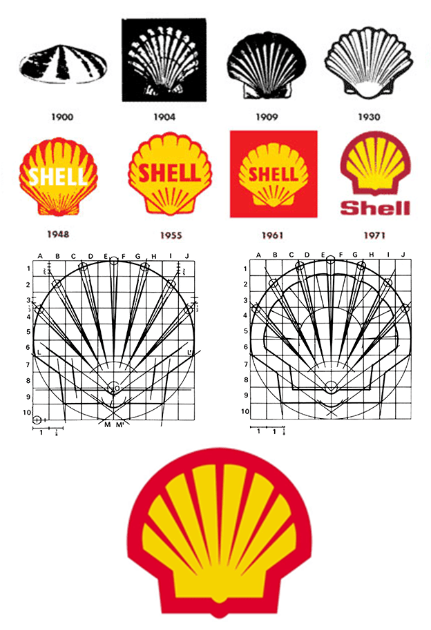 100 Most Recognizable Logo - Process sketches of 11 famous logos
