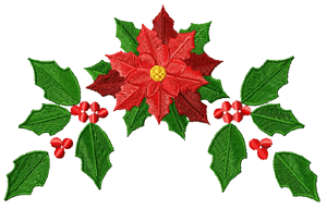 Poinsettia Logo - Event Logo Image | ILLUSTRATION / pop-up | Pinterest | Embroidery ...