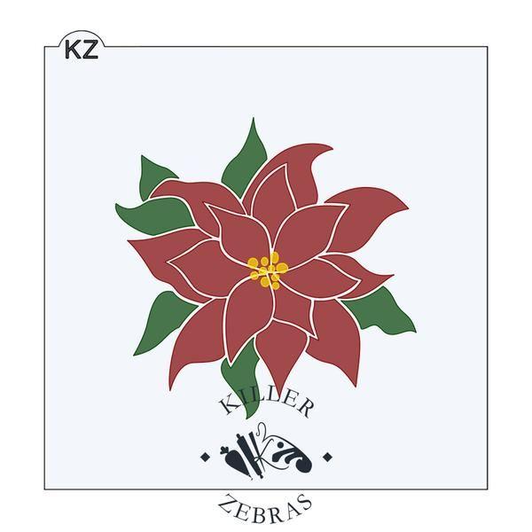 Poinsettia Logo - Poinsettia Cutter/Stencil – Killer Zebras