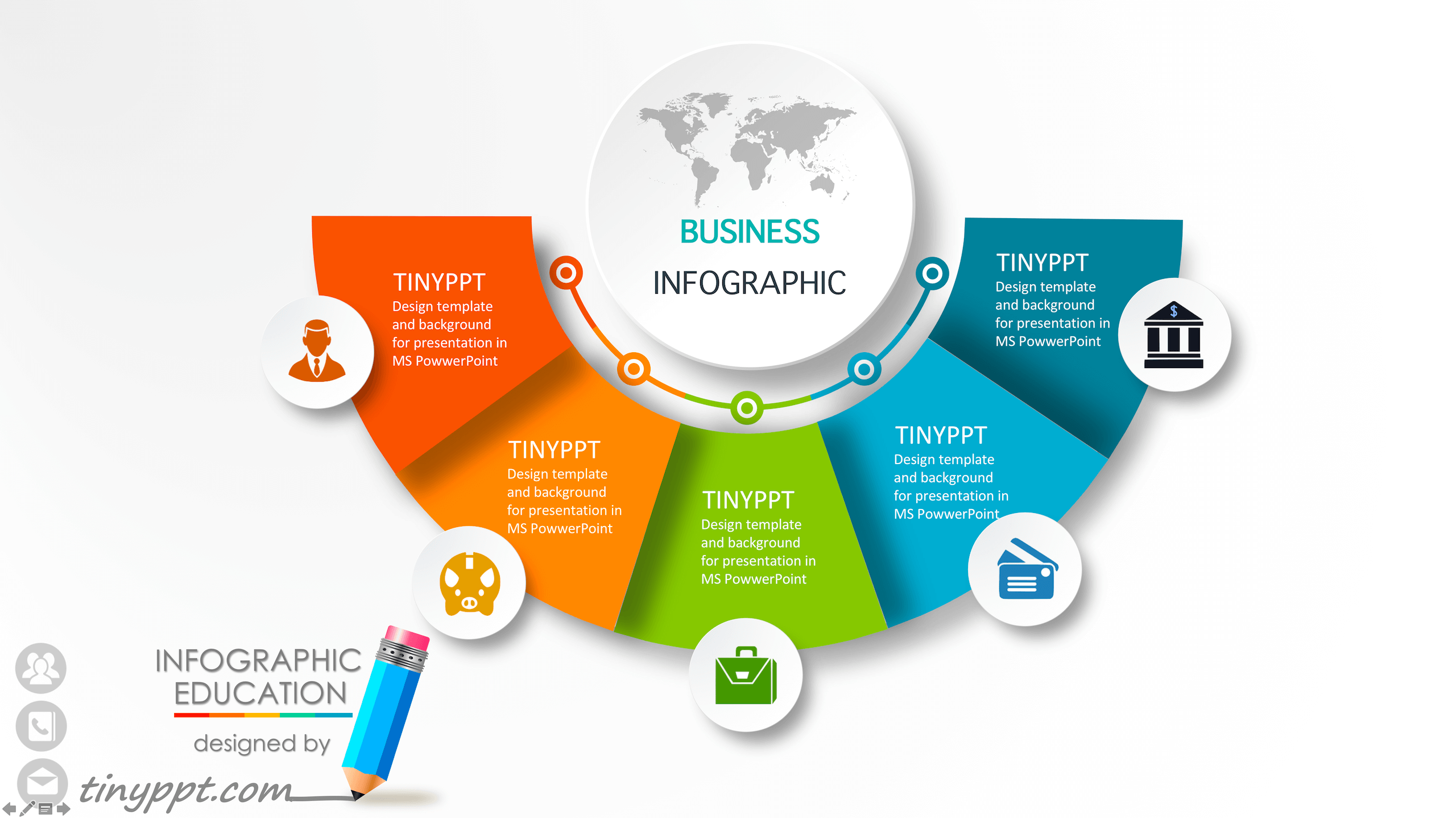 microsoft powerpoint infographic templates free download