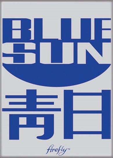 Blue Sun Logo - Firefly TV Series Blue Sun Logo Photo Refrigerator Magnet Serenity