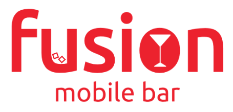 Bar Service in the Red Circle Logo - Fusion Mobile Bar Services for all your events
