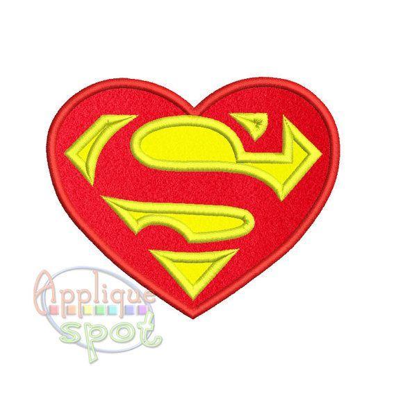 Valentine Superman Logo - Valentine's Day Heart Superman Logo Baby Boy Girl 5x7 6x10