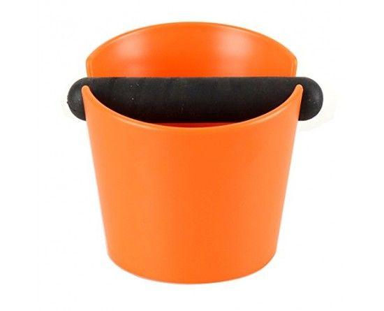 Orange Andblack U Logo - Espresso Coffee Knock Box Small Black (U Stick Orange): Kitchen