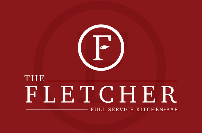 Bar Service in the Red Circle Logo - The Fletcher IA