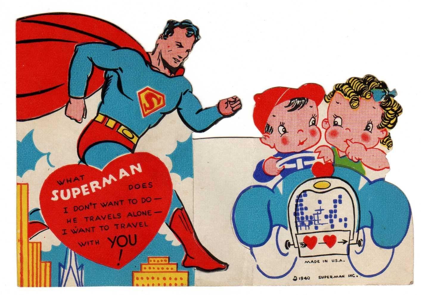 Valentine Superman Logo - Superman