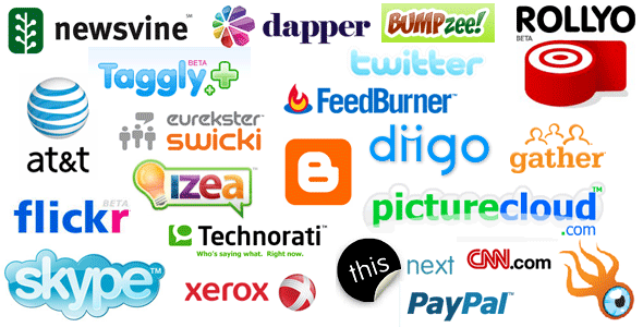 Web 2.0 Logo - Web 2.0 Logos | Blog Silex Technologies