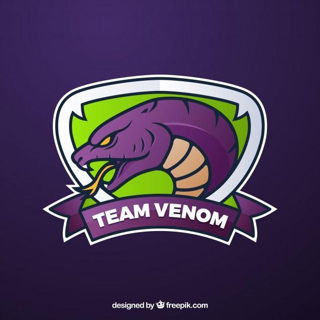 Snake Team Logo - E-sports team logo template with snake Vector | Free Download