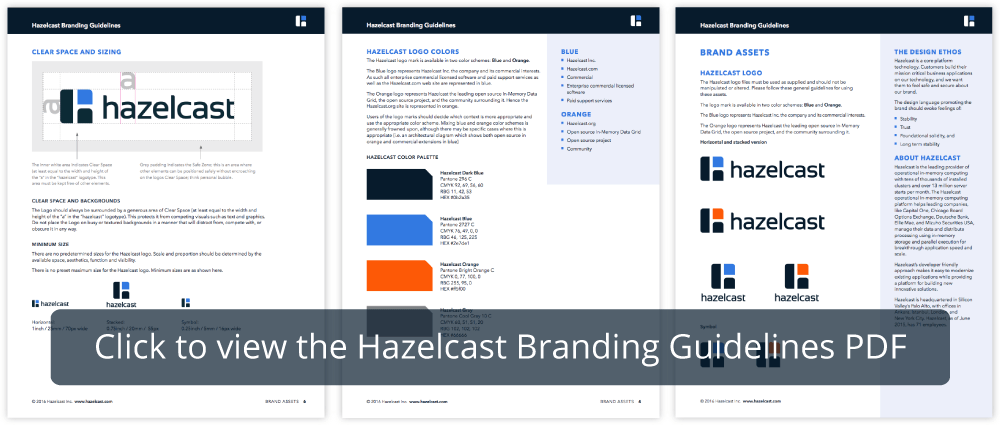 Web Brand Logo - Brand Assets - Hazelcast Logo Marks and Usage Guidelines
