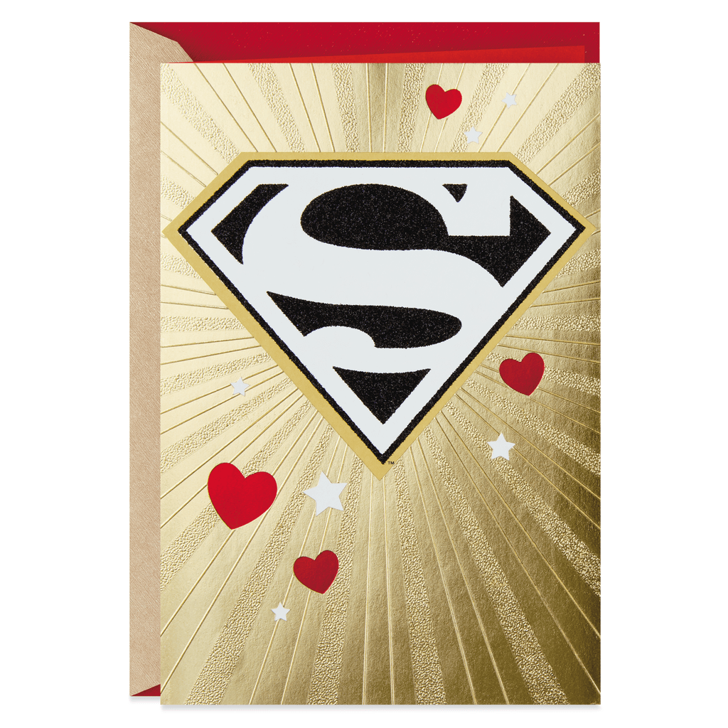 Valentine Superman Logo - Superman™ Spanish-Language Valentine's Day Card for Boyfriend ...