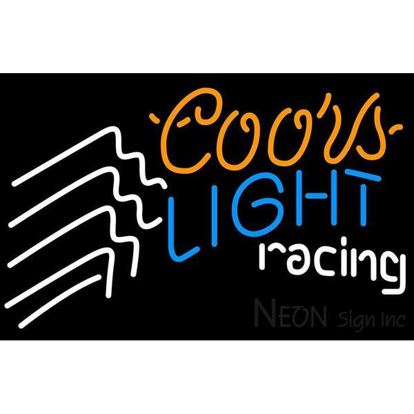 Coors Light Racing Logo - Coors Light Racing Neon Beer Sign