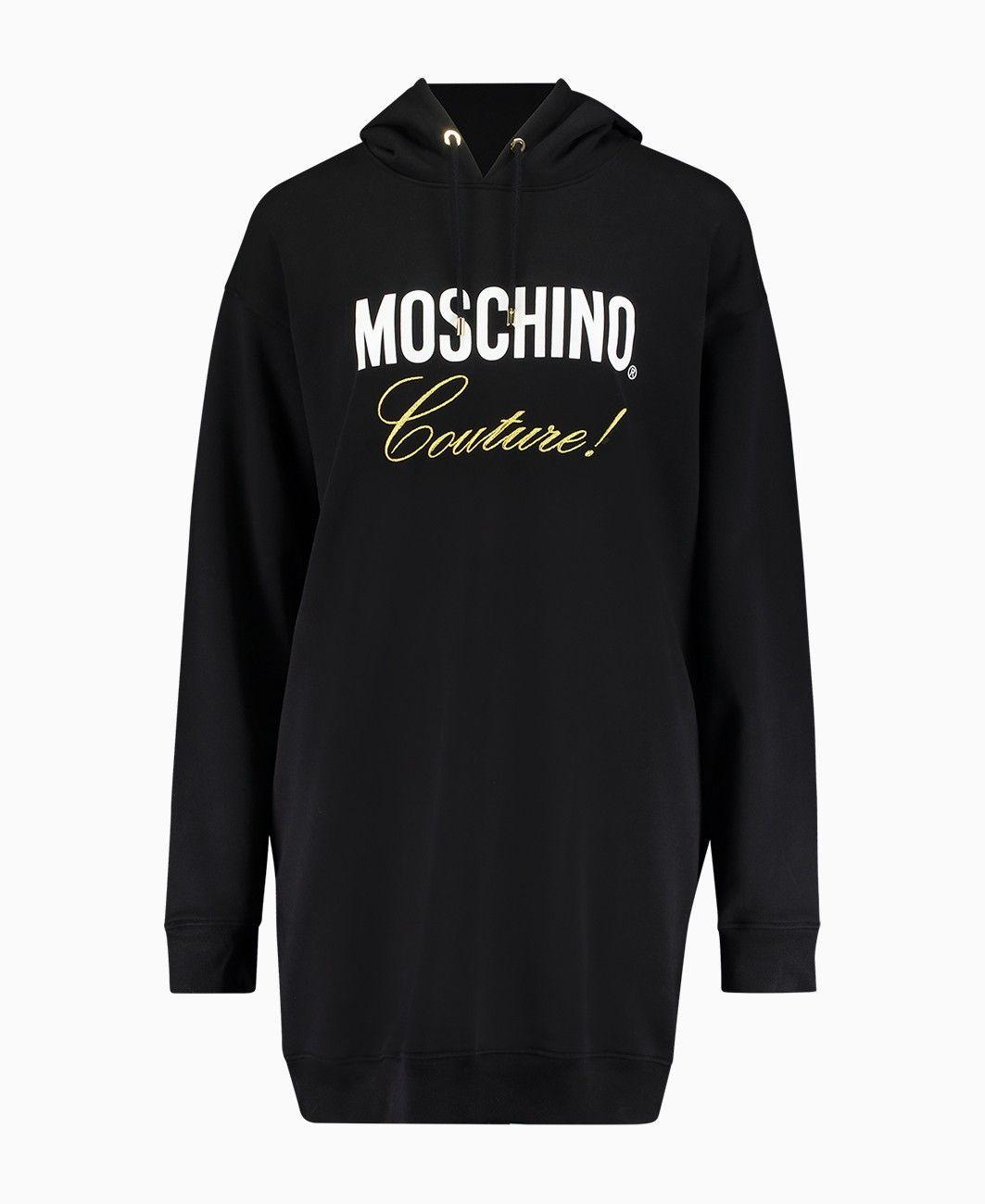 Moschino Couture Logo - Moschino - Couture! Logo Sweater Dress - Black