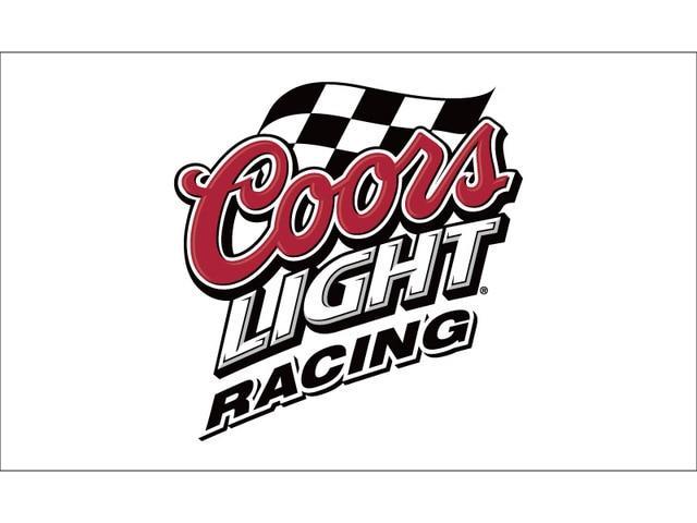 Coors Light Racing Logo - Coors Light Beer Racing Flag