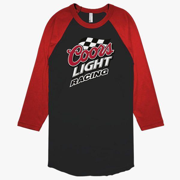 Coors Light Racing Logo - Coors Light Racing Logo Baseball T-shirt | Customon.com