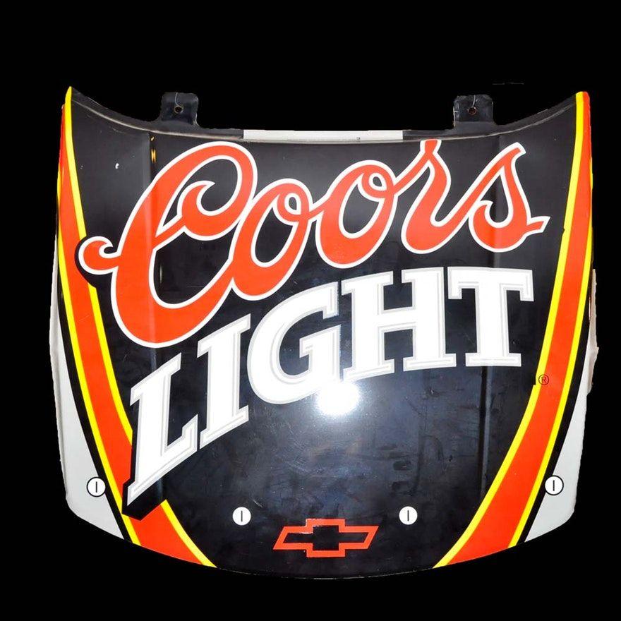 Coors Light Racing Logo - Coors Light Chevrolet Hood Racing Sign